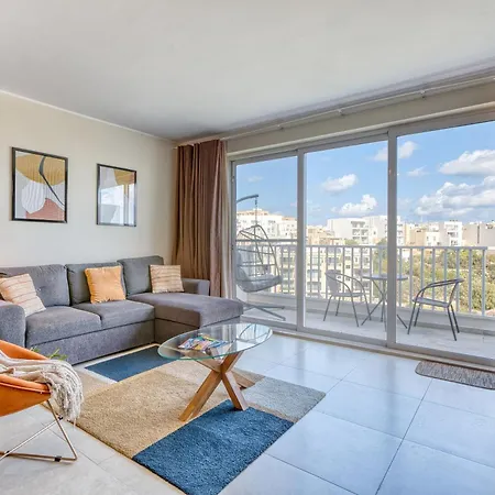 아파트 Valley Penthouse With Sea View In Balluta