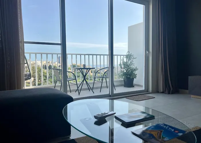 Apartmán Valley Penthouse With Sea View In Balluta