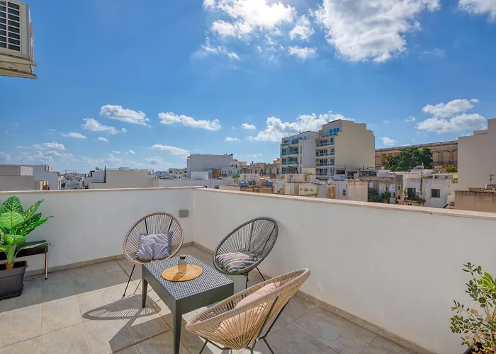 Apartmán Valley Penthouse With Sea View In Balluta