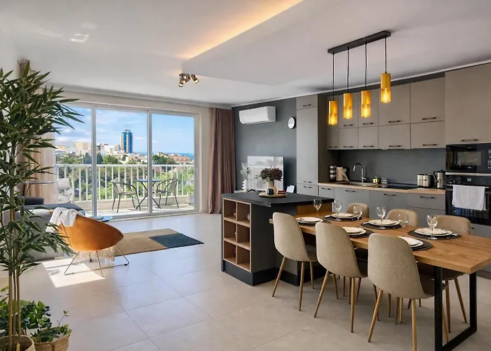 Lejlighed Valley Penthouse With Sea View In Balluta Saint Julian's